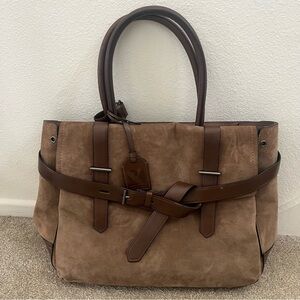 Reed Krakoff Brown and Tan Tote Bag